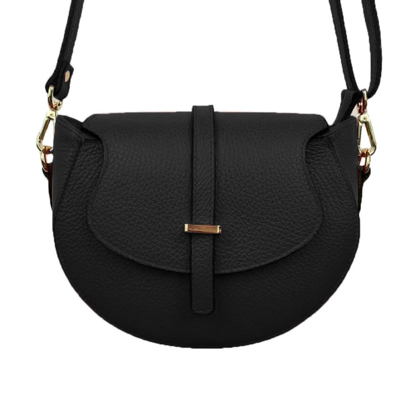 Borsa Mezzaluna in Pelle - diversi colori